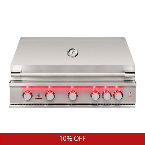 TrueFlame 40" 5 Burner Built-In Gas Grill | Promo Ends December 2nd.