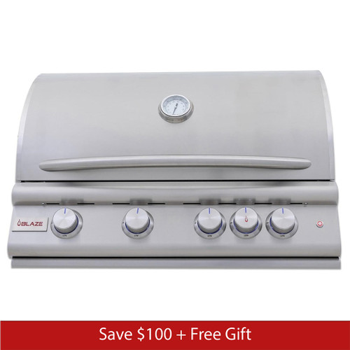 Blaze LTE+ 32" 4-Burner Built-In Gas Grill | Promo Ends March 31st.