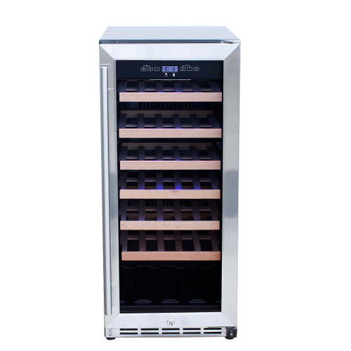 TrueFlame 15" Outdoor Rated Wine Cooler - Single Zone | #304 Stainless Steel Door Construction