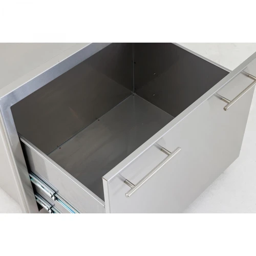 Blaze 30-Inch Insulated Ice Drawer | Opened 