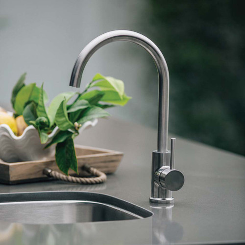 TrueFlame 19" Undermount Sink | Modern Outdoor Kitchen Sink