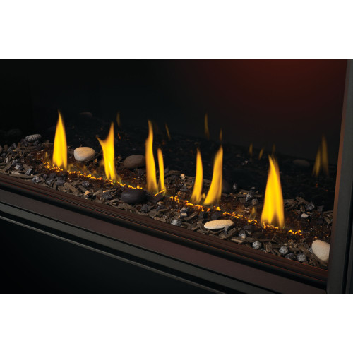 Napoleon 50" Tall Linear Vector Direct Vent Gas Fireplace | Heat Radiating Ceramic Glass Napoleon 50" Tall Linear Vector Direct Vent Gas Fireplace | Heat Radiating Ceramic Glass