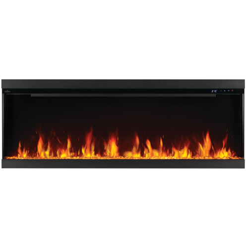 Napoleon 62" Astound FlexMount Electric Fireplace | Need some extra heat on a cool day, use BOOST mode. The heater runs at max heat with increased blower speed