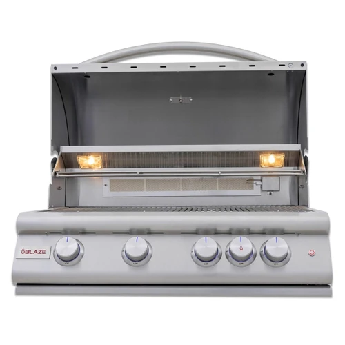 Blaze LTE+ 32-Inch 4-Burner Freestanding Gas Grill | 715 square inches of total cooking space