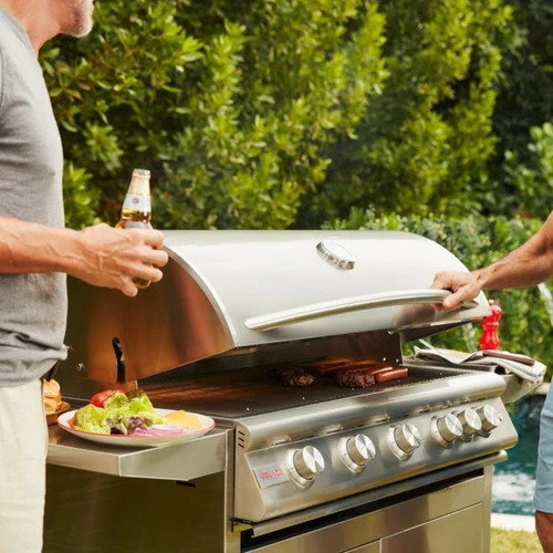 Blaze LTE+ 40-Inch 5-Burner Freestanding Gas Grill | 5 commercial quality 304 cast stainless steel burners