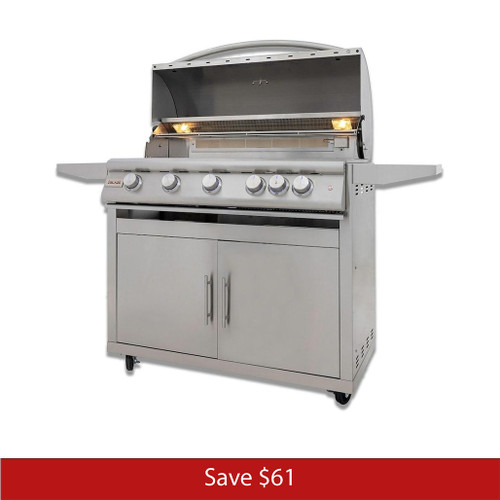 Blaze LTE+ 40" 5-Burner Freestanding Gas Grill | Promo Ends June 1st.