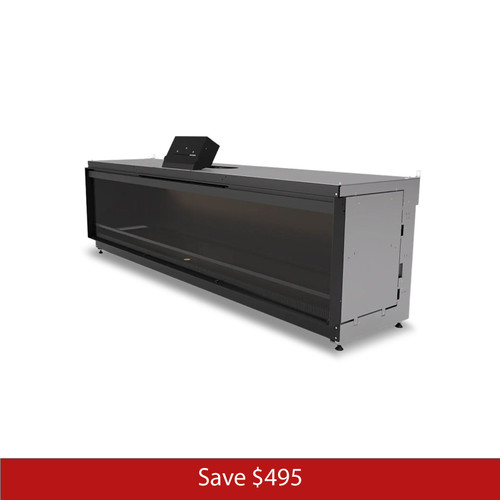 NetZero Fire E-One 190 Single-Sided Electric Fireplace | Promo Ends Soon!