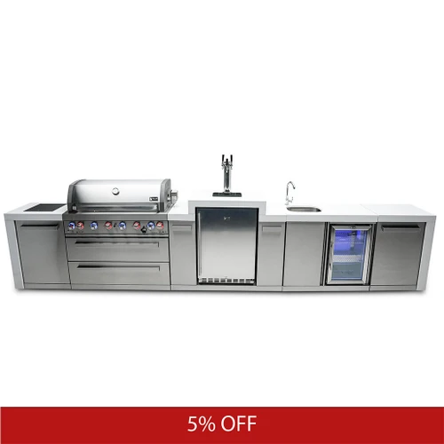 Mont Alpi 805 Deluxe Island with Kegerator and Beverage Center | Promo Ends Soon!