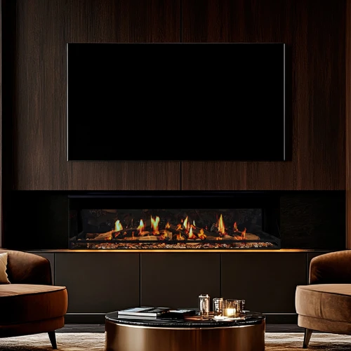 Ortal Holographic 60-Inch Linear Electric Fireplace | With adjustable heat output, you can enjoy the warmth on chilly days or opt for a mesmerizing flame display with zero heat for year-round enjoyment, all while benefiting from eco-conscious living with zero emissions.