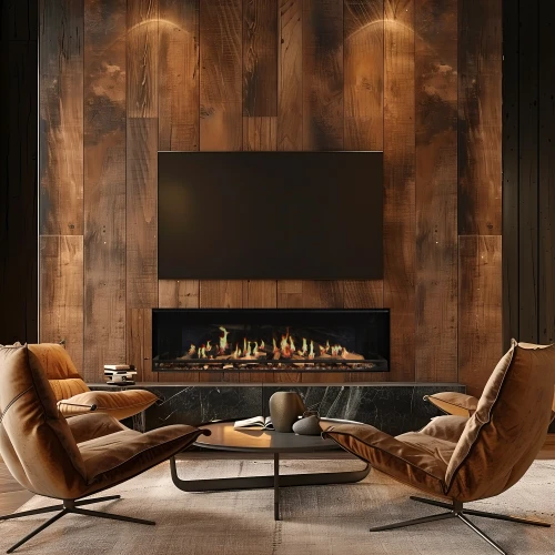 Ortal Holographic 60-Inch Linear Electric Fireplace | Effortless installation, versatile elegance, and a sensory experience unlike any other make our Holographic Fireplace the epitome of efficient and sophisticated electric fireplaces. 
