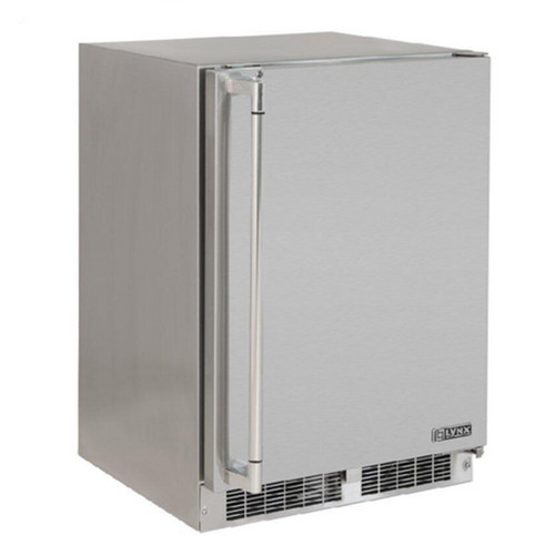 Lynx Grills 24" Outdoor Refrigerator & Freezer Combination | Variable storage—adjustable shelves easily meet your needs
