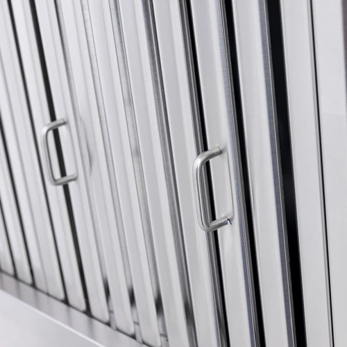 Blaze 48-Inch Stainless Steel Outdoor Vent Hood | Innovative grease free retractable controls with lighted facing