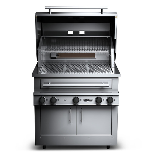 Kalamazoo K750HB Built-In Hybrid Fire Grill | Stainless Steel Built-In Grill with Storage