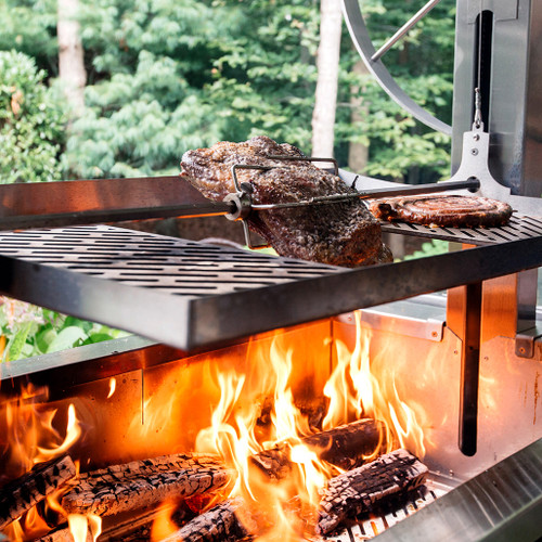 Kalamazoo K750 Gaucho Freestanding Wood-Fired Grill with Side Burner | Built from heavy-gauge 304 stainless steel Kalamazoo K750 Gaucho Freestanding Wood-Fired Grill with Side Burner | Built from heavy-gauge 304 stainless steel