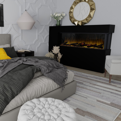 Dimplex Ignite Ultra 60-Inch Linear Electric Fireplace | Four installation options and Flame Connect App control provide exceptional versatility and convenience.