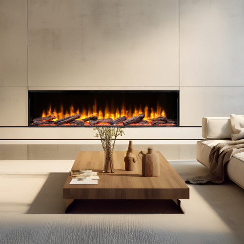 Dimplex Ignite Ultra 74-Inch Linear Electric Fireplace | Tempered Glass