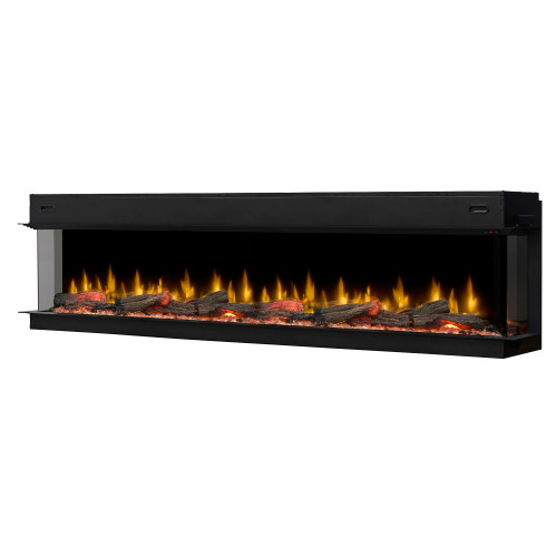 Dimplex Ignite Ultra 100-Inch Linear Electric Fireplace | Flex-Flame technology and rhythmic Inner Glow Logs offer enhanced flame customization.