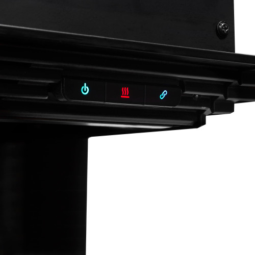 Dimplex Ignite Ultra 100-Inch Linear Electric Fireplace | Built-in heat control with option to turn off the heat (temporarily or permanently) and still use the flame effect