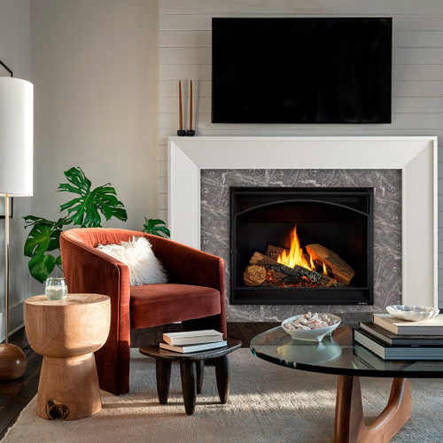 Heat N Glo 6K Series 36-Inch Gas Fireplace | HEAT MANAGEMENT - Put the heat where you want it, when you want it.
