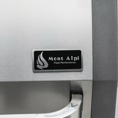 Mont Alpi 6-Burner Island with 45-Degree Corners | Cooking surface 38”x18”