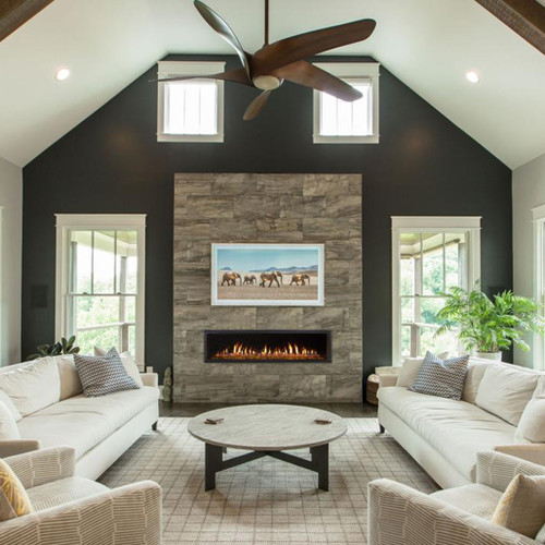 Heat N Glo Mezzo 48-Inch Linear Gas Fireplace | NTELLIFIRE TOUCH - Offers you a touchscreen remote control or wireless wall switch to fit your life.