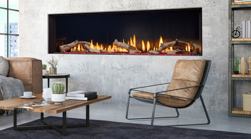 Heat N Glo 48" Primo-II Direct Vent Gas Fireplace | Enjoy year-round comfort with the Primo II linear gas fireplace and its trailblazing control for low or no heat Heat N Glo 48" Primo-II Direct Vent Gas Fireplace | Enjoy year-round comfort with the Primo II linear gas fireplace and its trailblazing control for low or no heat