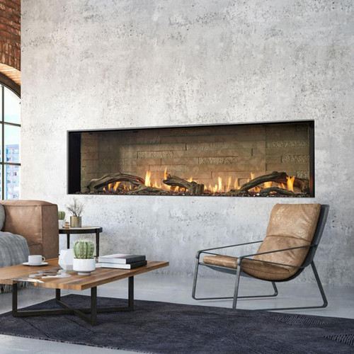 Heat N Glo Primo-II 48-Inch Direct Vent Linear Gas Fireplace | UNCOMPROMISED DESIGN - Bring sheet rock, wood panels or other heat-sensitive materials right up to the opening of the fireplace.