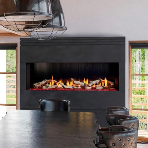 Heat N Glo Primo-II 60-Inch Linear Direct Vent Gas Fireplace | DIRECT VENT TECHNOLOGY - Removes any fumes or combustion exhaust efficiently and effectively from your home.