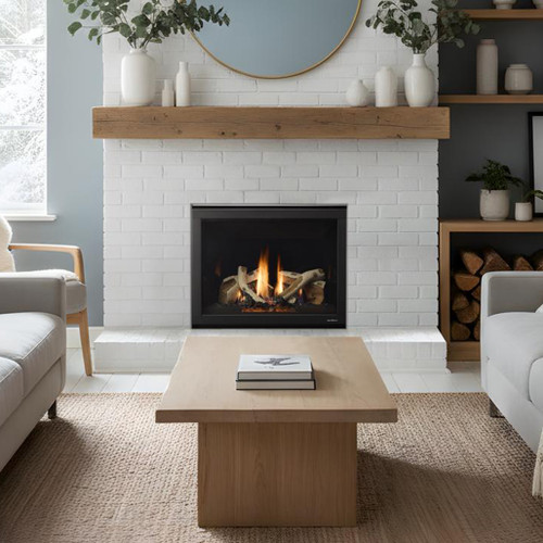 Heat N Glo SlimLine 3X 28-Inch Direct Vent Gas Fireplace | DIRECT VENT TECHNOLOGY - Removes any fumes or combustion exhaust efficiently and effectively from your home.