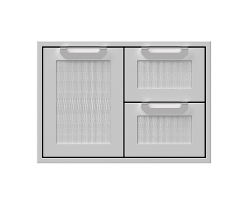 Hestan 30" Outdoor Drawer/Door Combo | Steeletto