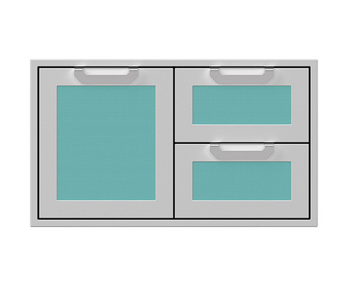 Hestan 36" Outdoor Drawer/Door Combo | Bora Bora
