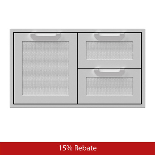 Hestan 36" Outdoor Drawer/Door Combo | Promo Ends September 30th.