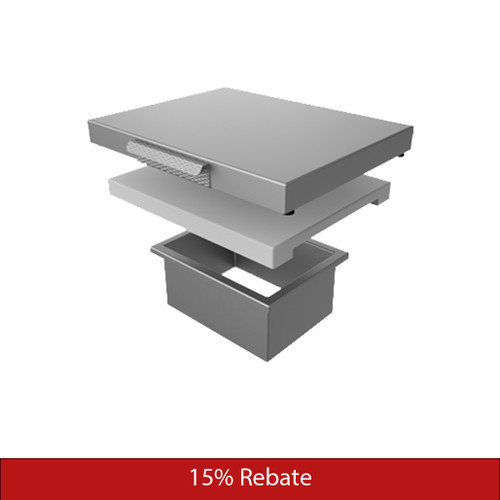 Hestan Outdoor Countertop Trash Chute | Promo Ends September 30th.