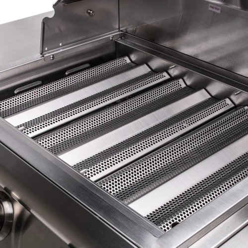 Blaze Prelude LBM 25-Inch 3-Burner Built-In Gas Grill | Flame stabilizing grids minimize flare-ups