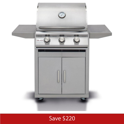 Blaze LBM 25" Freestanding Gas Grill | Promo Ends December 5th.