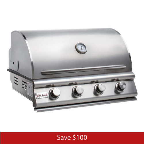 Blaze 32" Prelude LBM 4-Burner Built-In Gas Grill | Promo Ends March 31st.