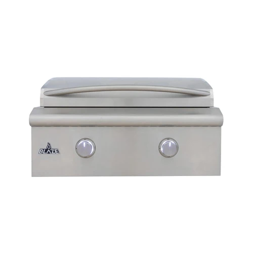 Blaze 30" LTE+ Built-In Gas Griddle | Stainless steel lid protects the griddle when not in use