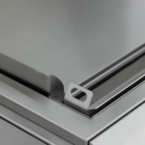 Blaze 30" LTE+ Built-In Gas Griddle | Full width grease trough directs grease down into the drip tray for easy cleanup