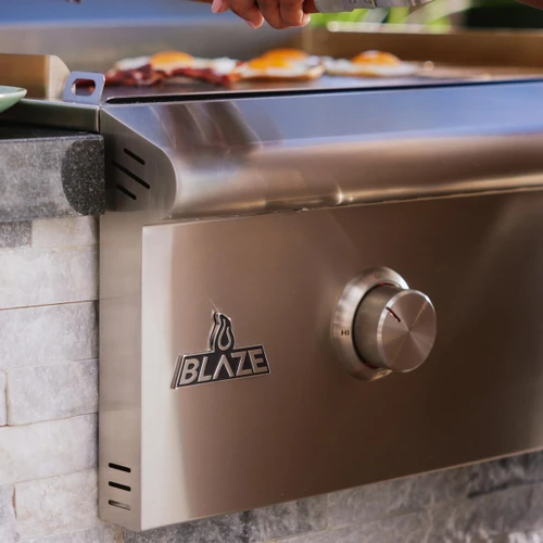 Blaze LTE+ 30-Inch Built-In Gas Griddle | 18000 BTUs of cooking power per burner, for a total of 36000 BTUs