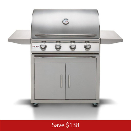 Blaze 32" LBM Freestanding Gas Grill | Promo Ends April 6th.
