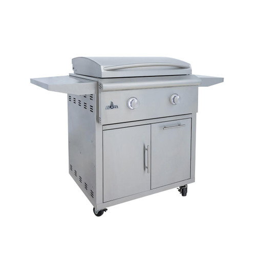 Blaze LTE+ 30" Freestanding Gas Griddle | Integrated leveling screws can be used to adjust griddle surface according to foods being cooked