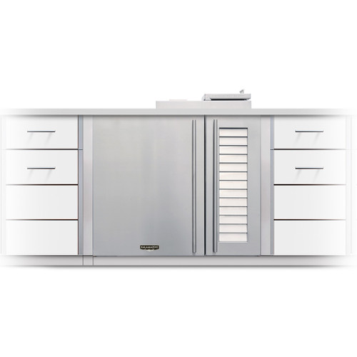 Kalamazoo Built-In Smoker Cabinet | Insulated, gravity-fed design for most efficient heat and smoke
