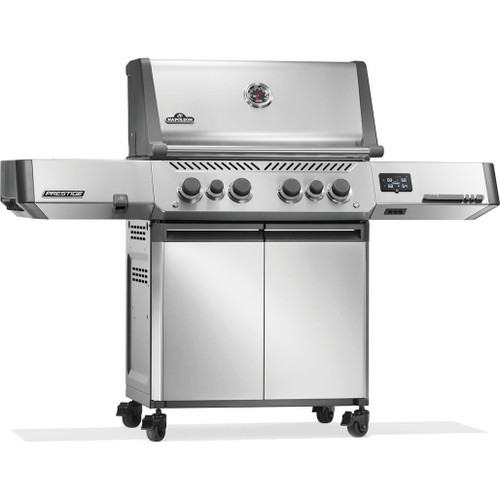 Napoleon Prestige 500 Connected RSIB Freestanding Gas Grill | Durable stainless steel construction with powder coat trim Napoleon Prestige 500 Connected RSIB Freestanding Gas Grill | Durable stainless steel construction with powder coat trim