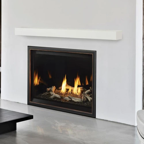Heat N Glo 6KL 36-Inch Direct Vent Gas Fireplace | HEAT MANAGEMENT - Redirect heat to maintain comfort while safely accommodating TVs and artwork above the fireplace.