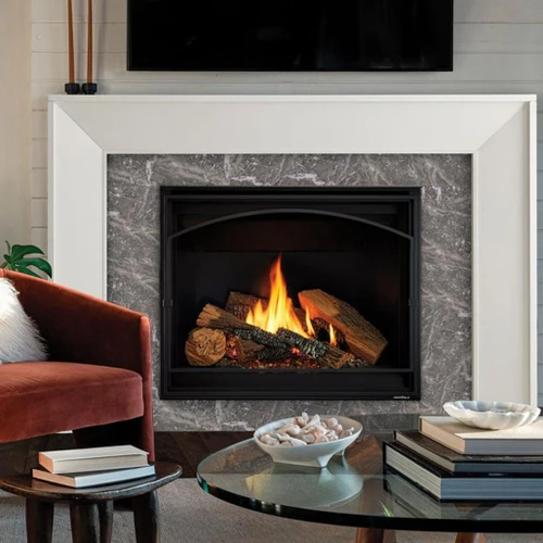 Heat N Glo 6KL 36-Inch Direct Vent Gas Fireplace | Smart Home Capable