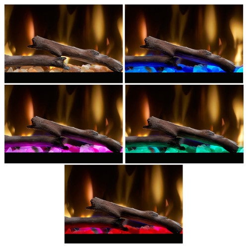 Dimplex Ignite Evolve 50-Inch Electric Fireplace | New driftwood media molded from real logs