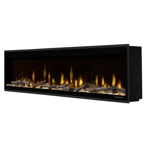 Dimplex Ignite Evolve 74-Inch Electric Fireplace | The Ignite Evolve linear electric fireplace brings contemporary design and customizable ambience to modern interiors and outdoor living spaces. With flexible installation and intuitive controls, it delivers a seamless built-in look and efficient fan‑forced heat for year-round comfort.