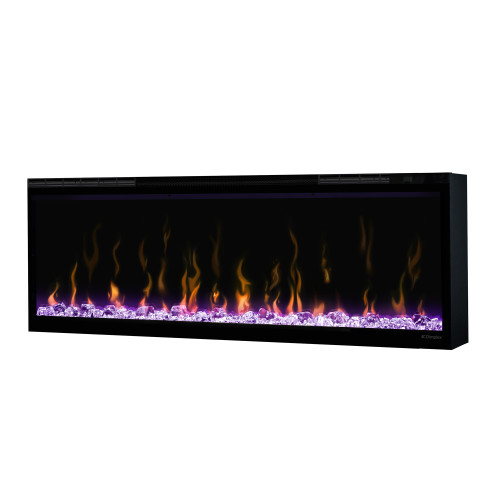 Dimplex Ignite XL 50-Inch Linear Electric Fireplace | Fully recesses into a 2x6 wall with or without trim for a clean, edgeless design, offering flexibility for both indoor and outdoor applications