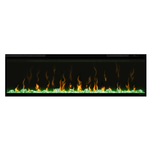 Dimplex Ignite XL 50-Inch Linear Electric Fireplace | Fully recessed installation into a 2x6 wall enables a clean, edge-to-edge linear design.