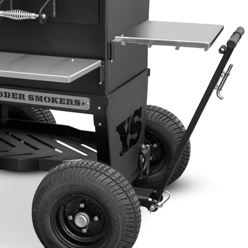 Yoder Smokers YS480S Outlander |  Removeable Stainless Steel Front & Side Shelves Yoder Smokers YS480S Outlander |  Removeable Stainless Steel Front & Side Shelves